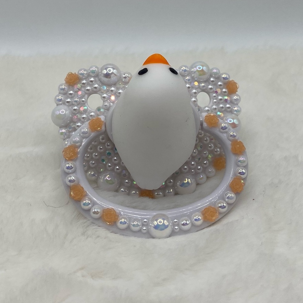 Bird squishy adult pacifier